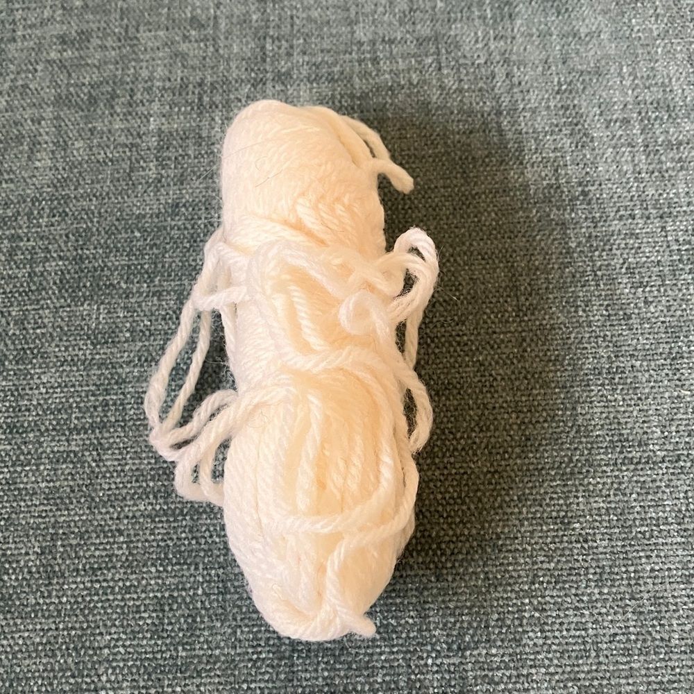 White Needlepoint Thread Yarn